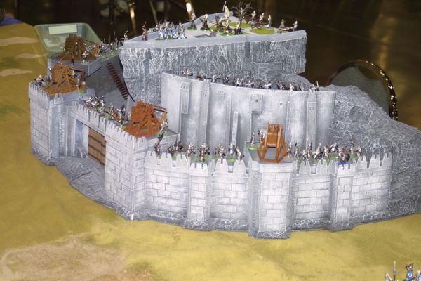 Keywords: LOTR Minas Tirith Grond Battle Helms Deep GW Games Workshop terrain custom customhobby customhobby.com gamesworkshop