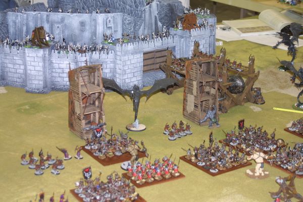 Keywords: LOTR Minas Tirith Grond Battle Helms Deep GW Games Workshop terrain custom customhobby customhobby.com gamesworkshop