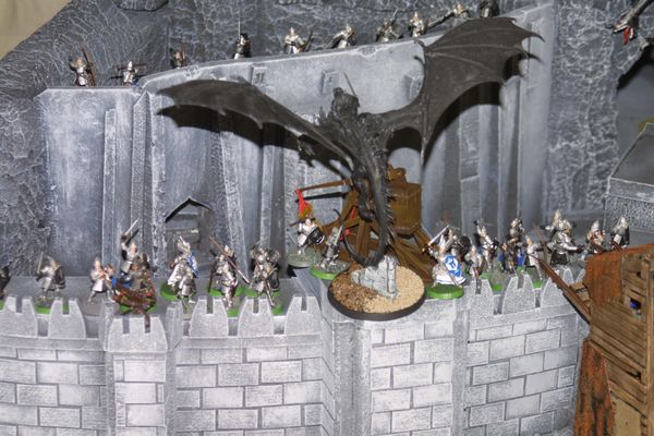 Keywords: LOTR Minas Tirith Grond Battle Helms Deep GW Games Workshop terrain custom customhobby customhobby.com gamesworkshop