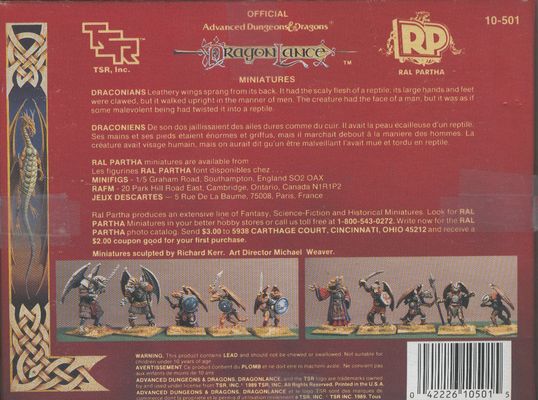10-501 Dragonlance Draconians (back)
