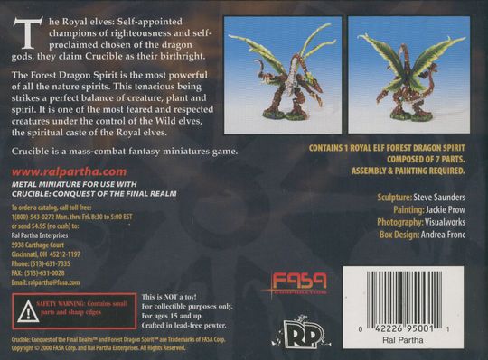 95-001 Forest Dragon Spirit (back)
