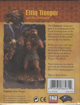 Chainmail Ettin Trooper (back)
