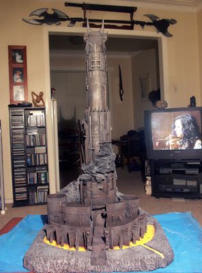 Keywords: LOTR Barad-Dur Barad Dur Grond Battle Helms Deep GW Games Workshop terrain custom customhobby customhobby.com gamesworkshop