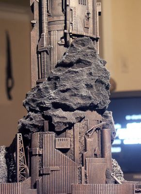 Keywords: LOTR Barad-Dur Barad Dur Grond Battle Helms Deep GW Games Workshop terrain custom customhobby customhobby.com gamesworkshop